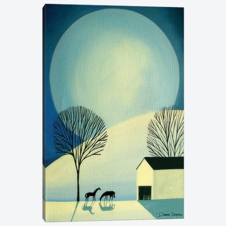 Under The Moonlight Canvas Print #DEC114} by Debbie Criswell Canvas Wall Art