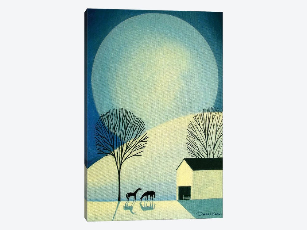 Under The Moonlight by Debbie Criswell 1-piece Canvas Art Print