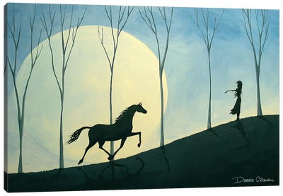 Vibe Canvas Art Print - Horse Art