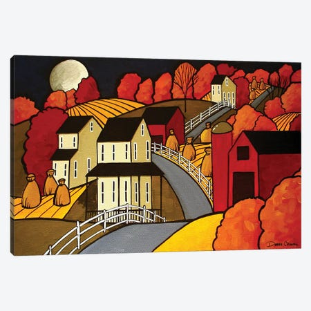 Autumn Night Canvas Print #DEC11} by Debbie Criswell Art Print