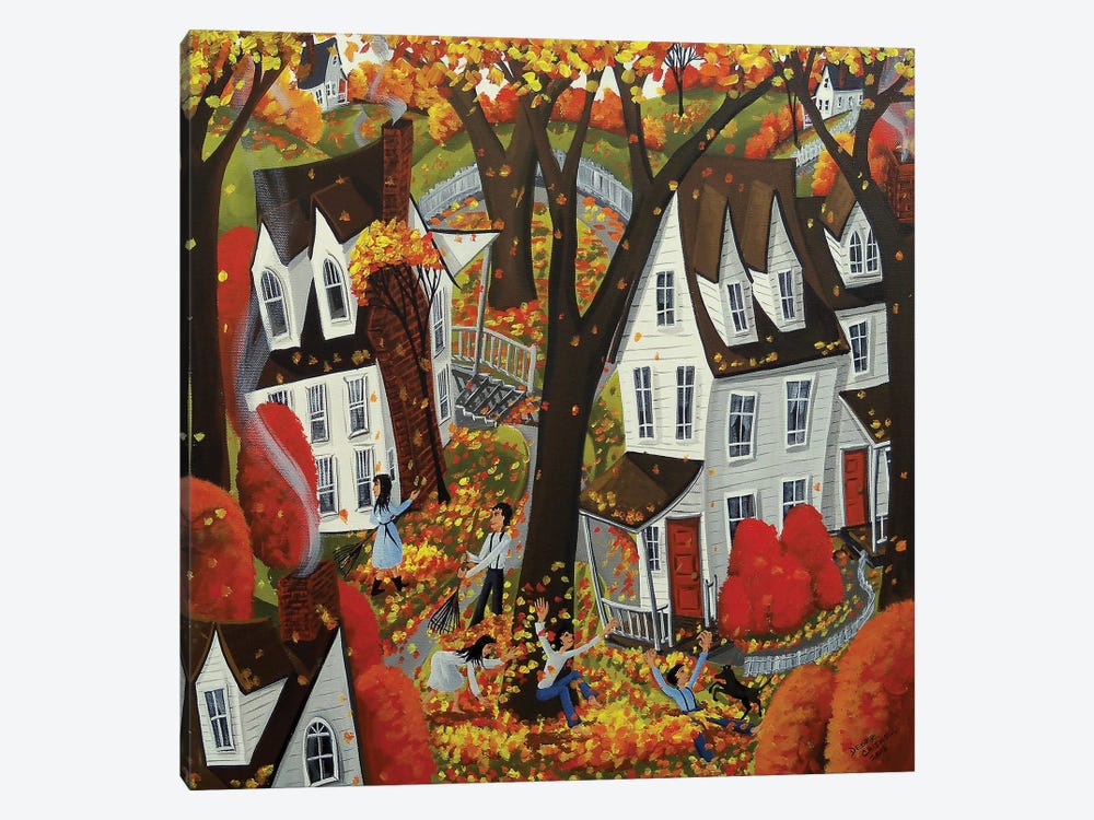 Autumn Day Fun by Debbie Criswell 1-piece Canvas Print