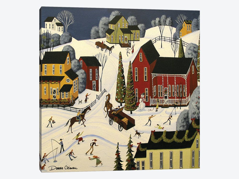Christmas Cheer by Debbie Criswell 1-piece Canvas Print