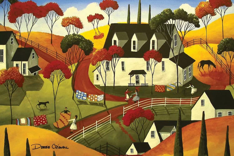 Country Quilts by Debbie Criswell wall art