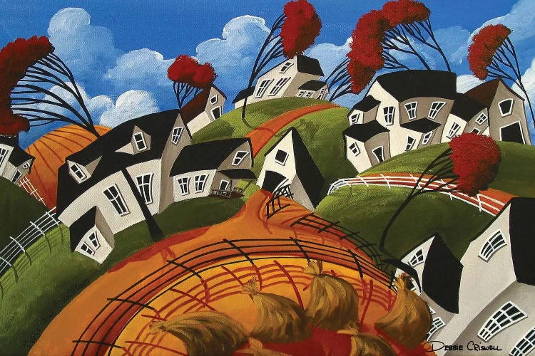 Criss Cross by Debbie Criswell wall art