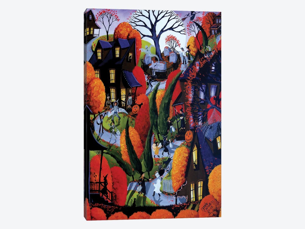 Halloween Night by Debbie Criswell 1-piece Art Print