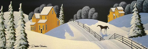 Debbie Criswell: Lovely Country Winter by Debbie Criswell