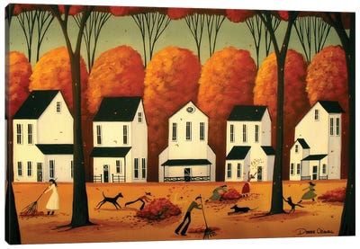 Beauty Of Autumn Canvas Art Print - House Art
