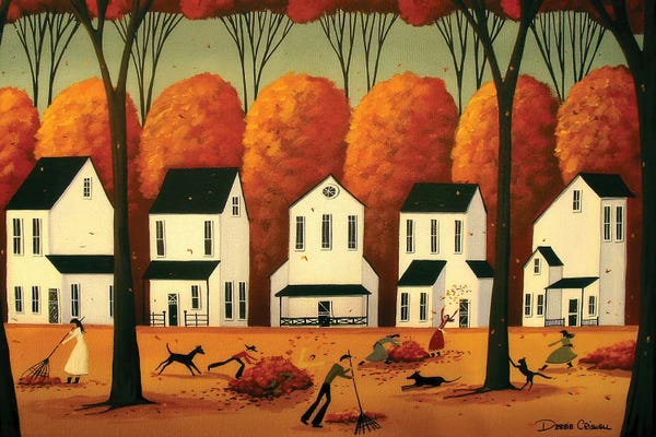 Folk Art: Beauty Of Autumn by Debbie Criswell