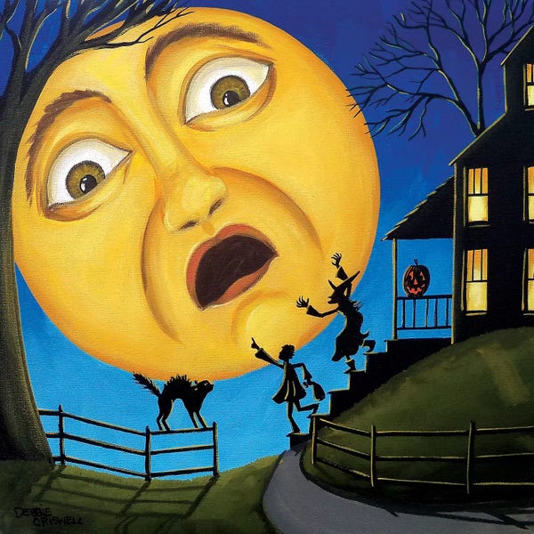Haunted Houses: Scare The Moon by Debbie Criswell