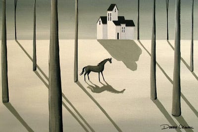 Shades Of Gray by Debbie Criswell framed canvas print