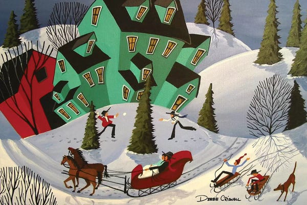 Snowscapes: Sleigh Ride by Debbie Criswell