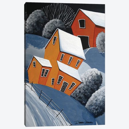 Snow Drift Canvas Print #DEC165} by Debbie Criswell Canvas Art Print