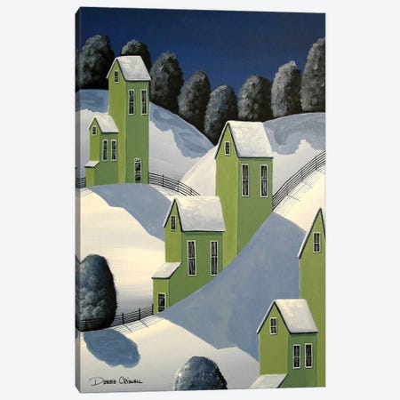 Winter Green Canvas Print #DEC180} by Debbie Criswell Canvas Artwork
