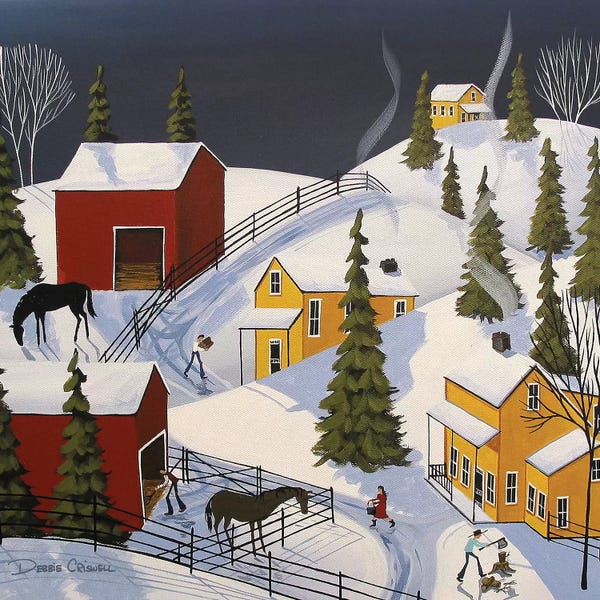 Snowscapes: Wintertime Chores by Debbie Criswell