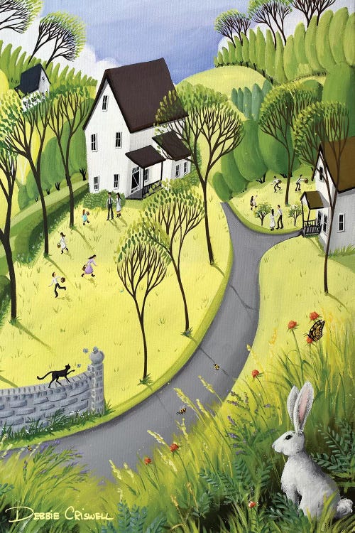 Easter Bunny by Debbie Criswell wall art
