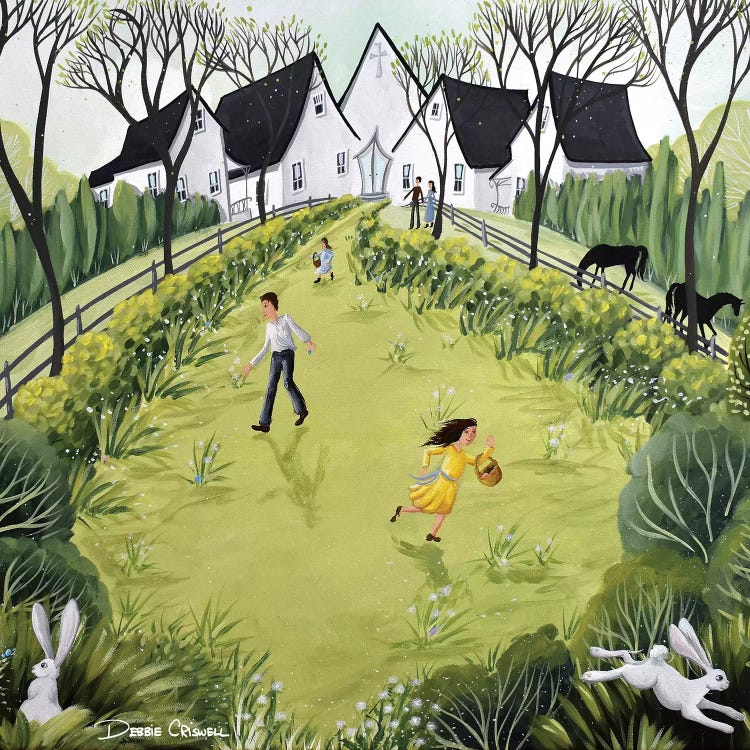 Easter Morning by Debbie Criswell wall art