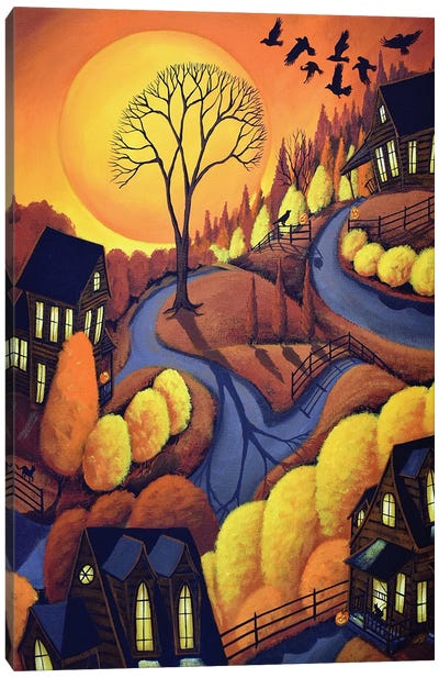 October Evening Canvas Art Print - Debbie Criswell