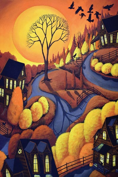 Countrysides: October Evening by Debbie Criswell