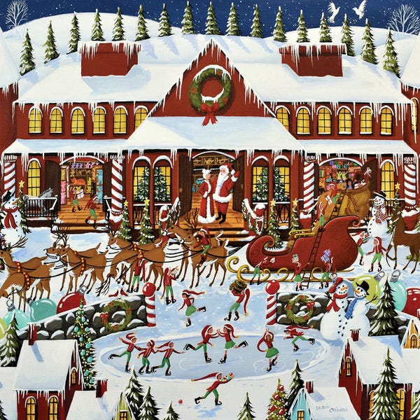 Scenes Of The Season: Santa's Workshop by Debbie Criswell