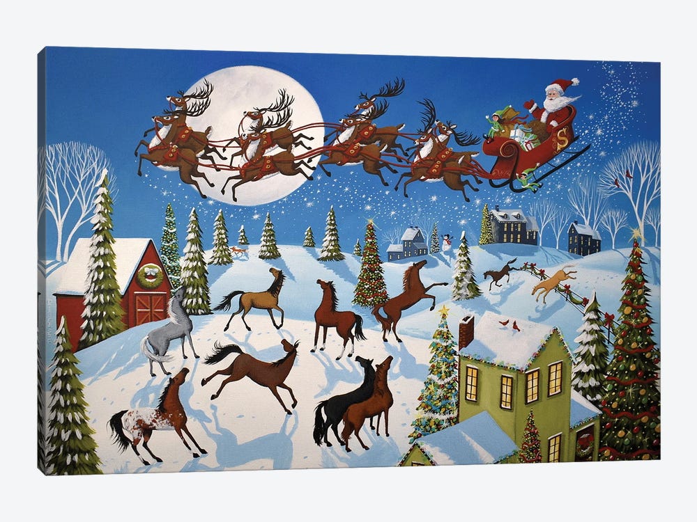 A Magical Christmas by Debbie Criswell 1-piece Canvas Wall Art