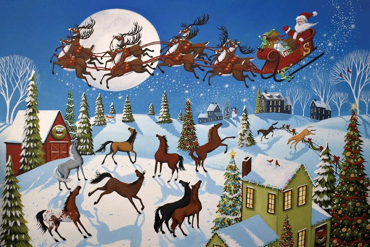 A Magical Christmas by Debbie Criswell wall art