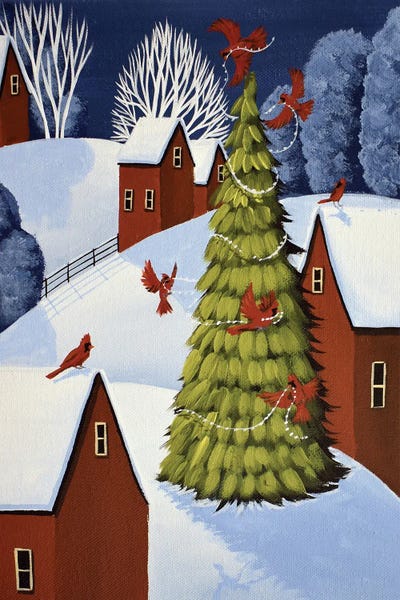 Snowscapes: The Cardinals Tree by Debbie Criswell