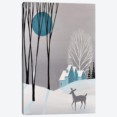 Snow Quiet Canvas Print #DEC208} by Debbie Criswell Art Print