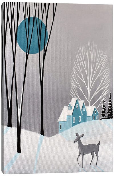 Snow Quiet Canvas Art Print - Debbie Criswell