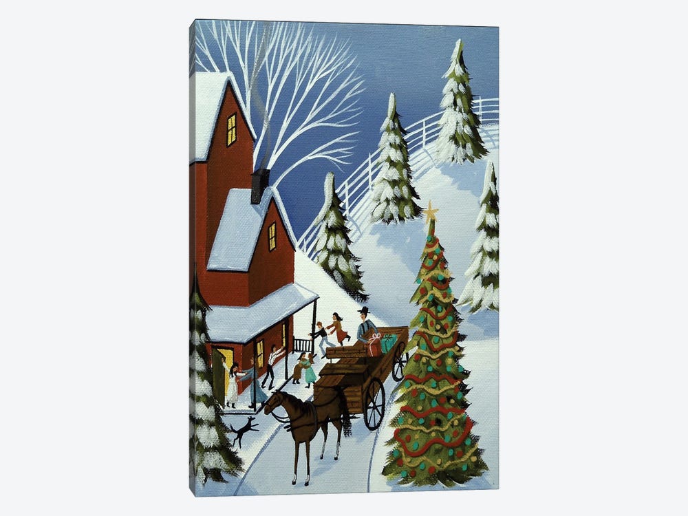 Holiday Greetings by Debbie Criswell 1-piece Canvas Artwork