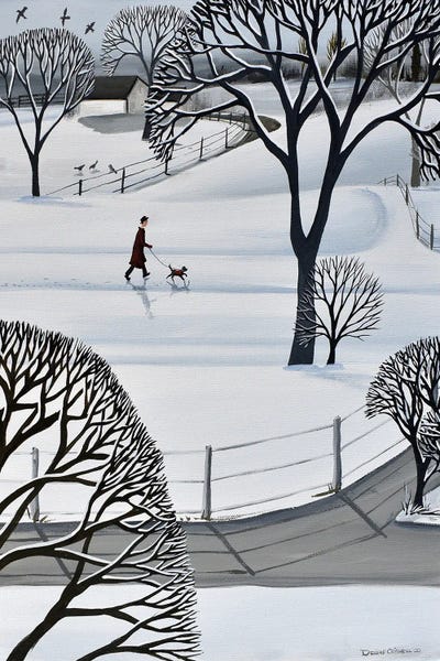 Rustic Winter: Quiet Time by Debbie Criswell