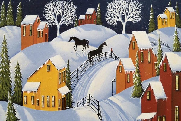 Snowscapes: January Friends by Debbie Criswell