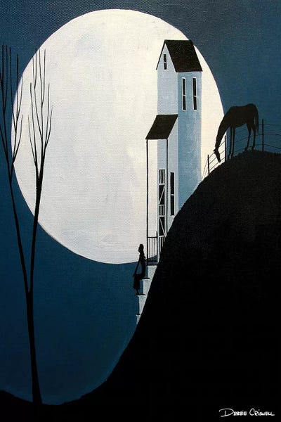 Night Sky: Confiding In The Moon by Debbie Criswell