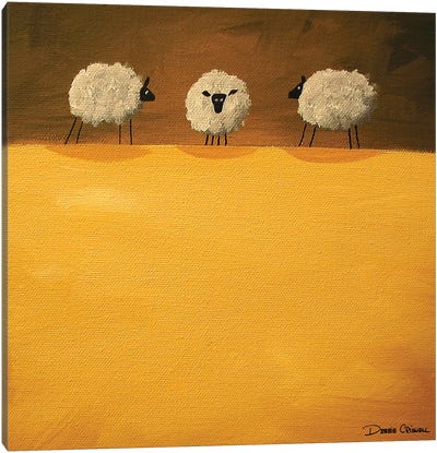 contemplating Canvas Art Print - Debbie Criswell
