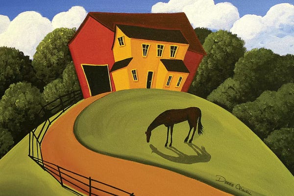 Hillsides: Curvy Swirvy by Debbie Criswell