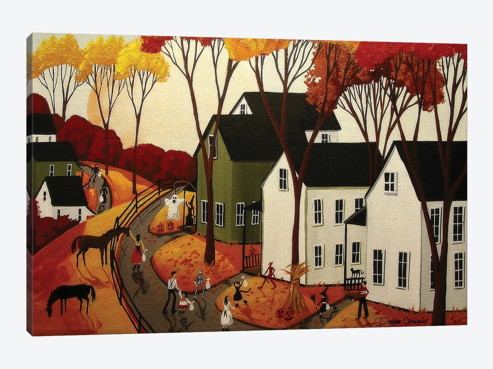 Early Halloween by Debbie Criswell 1-piece Canvas Art Print