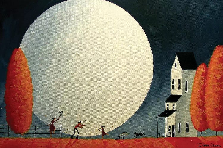 Firefly Catching Family by Debbie Criswell wall art