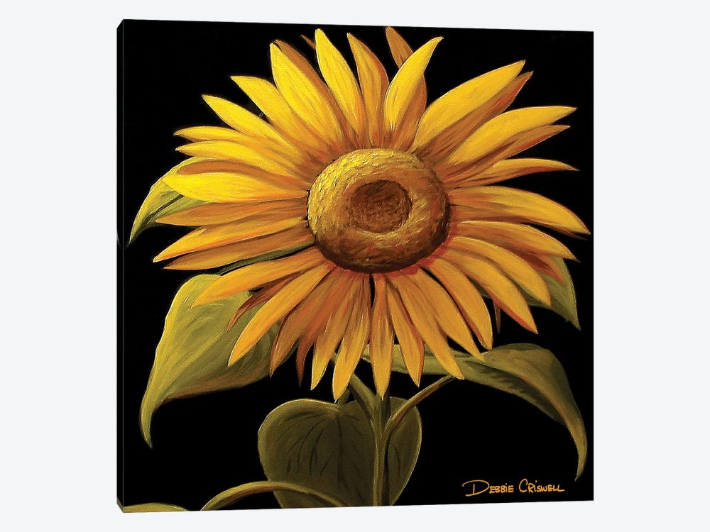 Giant Sunflower by Debbie Criswell 1-piece Canvas Art