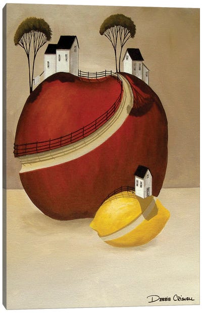 In A Dream Canvas Art Print - Lemon & Lime Art