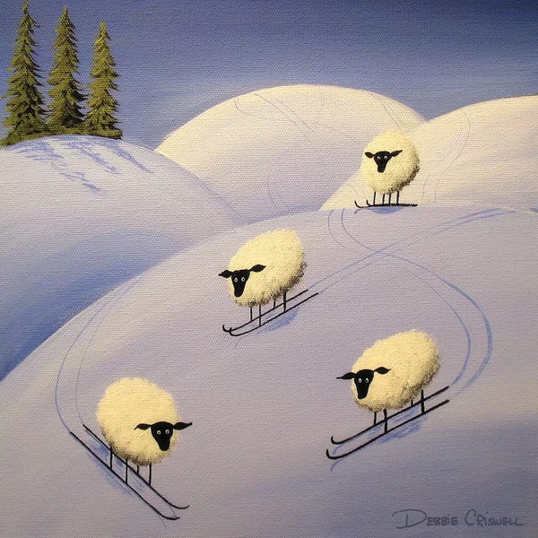 Snowscapes: It's All Downhill From Here by Debbie Criswell