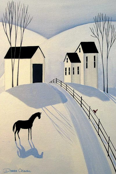 Snowscapes: Little Red Bird by Debbie Criswell