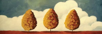 Maple Three by Debbie Criswell multi panel art