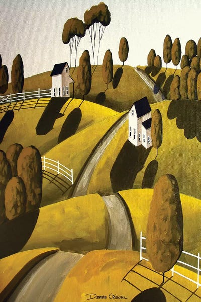 Modern Hill by Debbie Criswell canvas print