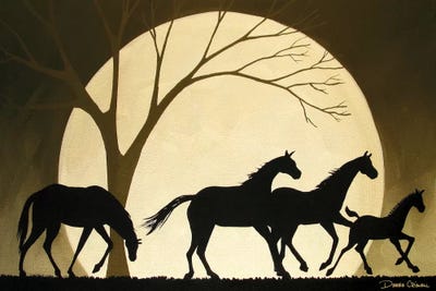 Nose Down And Move Forward  by Debbie Criswell framed canvas print