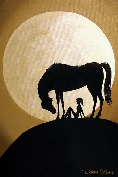 Peek-A-Boo by Debbie Criswell canvas print