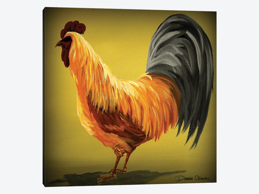 Rooster by Debbie Criswell 1-piece Canvas Art