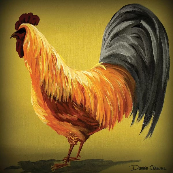 Debbie Criswell: Rooster by Debbie Criswell