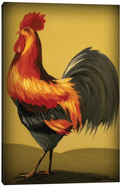 Rooster Pride Canvas Art Print - Debbie Criswell