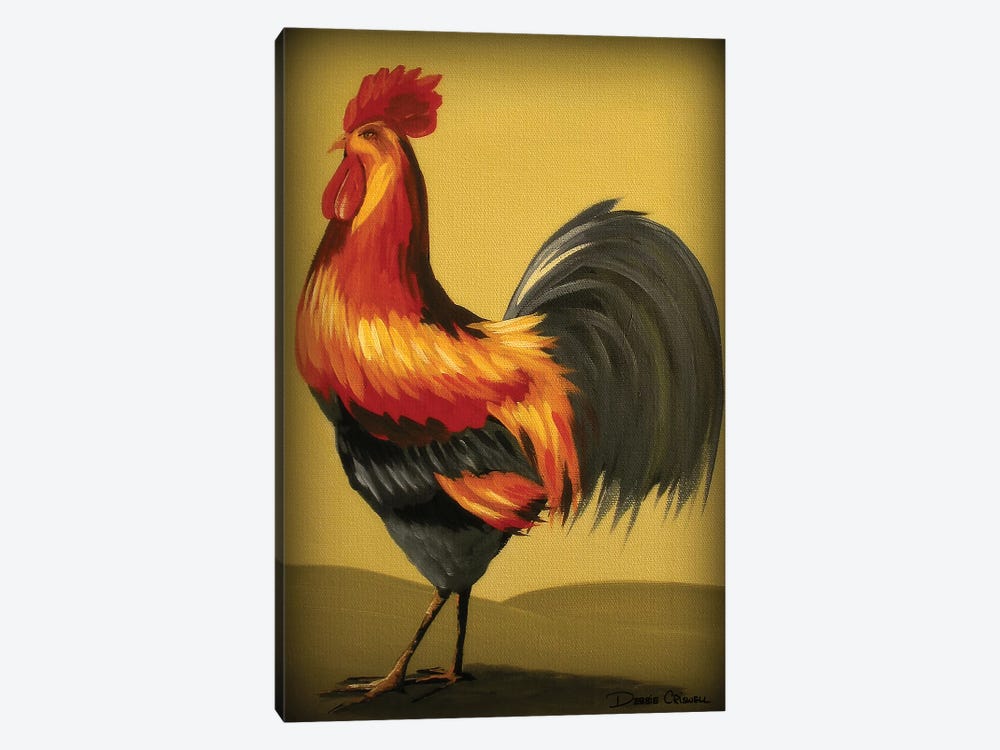 Rooster Pride by Debbie Criswell 1-piece Canvas Print