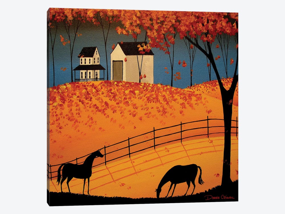 Shadows Of Autumn by Debbie Criswell 1-piece Canvas Art