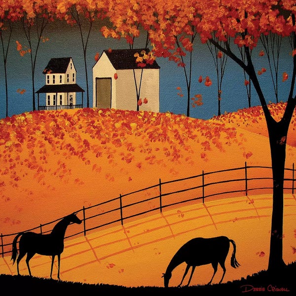 Farms: Shadows Of Autumn by Debbie Criswell